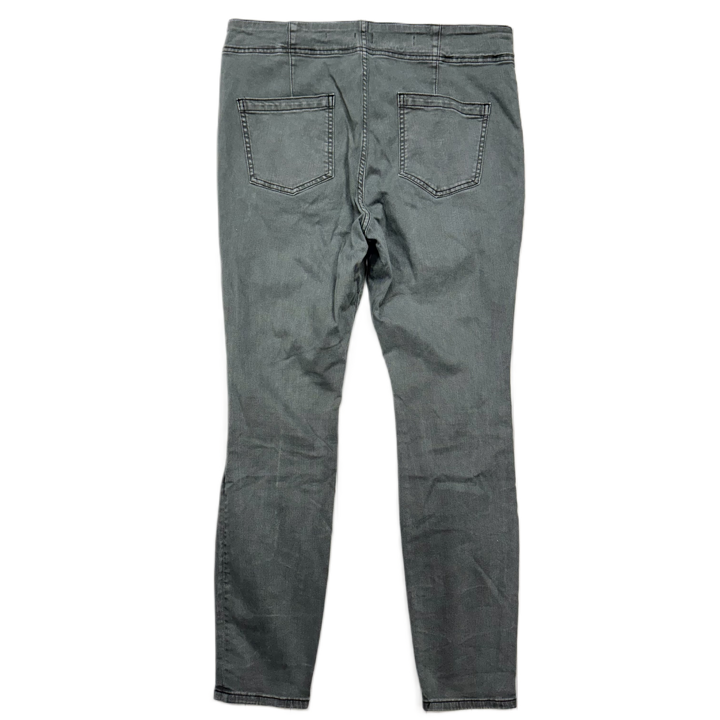 Jeans Skinny By Pilcro In Grey Denim, Size: 14tall