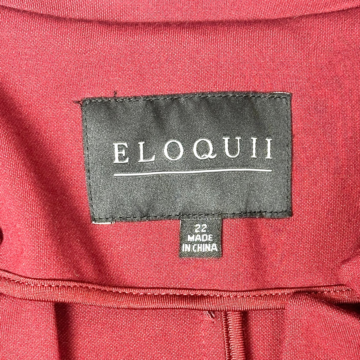 Blazer By Eloquii In Red, Size: 3x