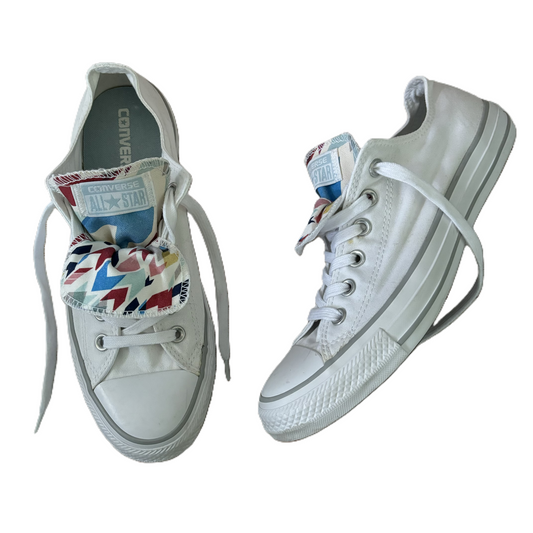 Shoes Sneakers By Converse In White, Size: 9