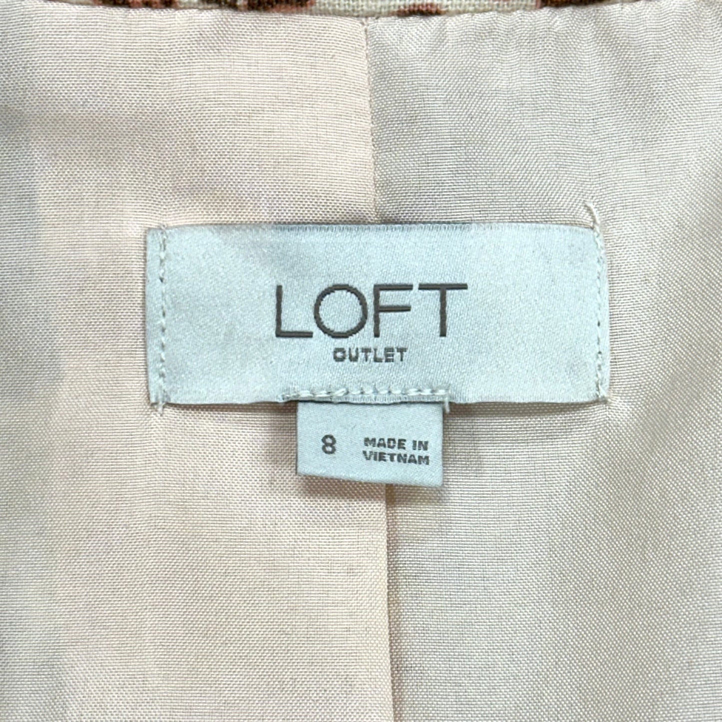 Blazer By Loft In Floral Print, Size: M