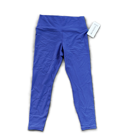 Athletic Leggings By Athleta In Blue, Size: L