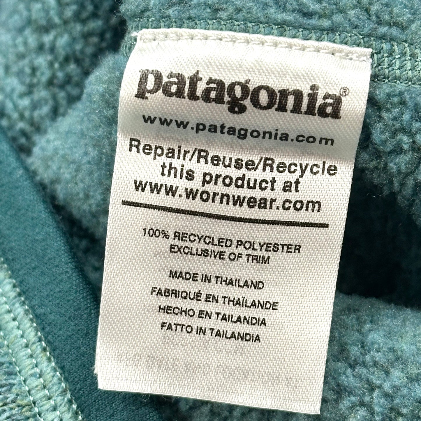 Jacket Fleece By Patagonia In Green, Size: S