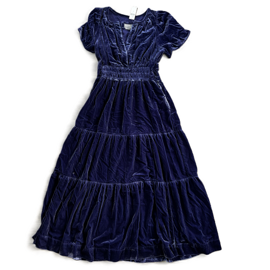 Dress Party Long By Anthropologie In Blue, Size: S