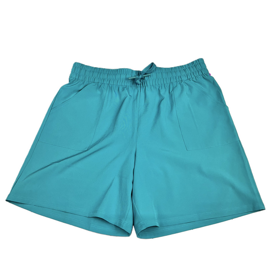 Teal Athletic Shorts By Tek Gear, Size: 1x