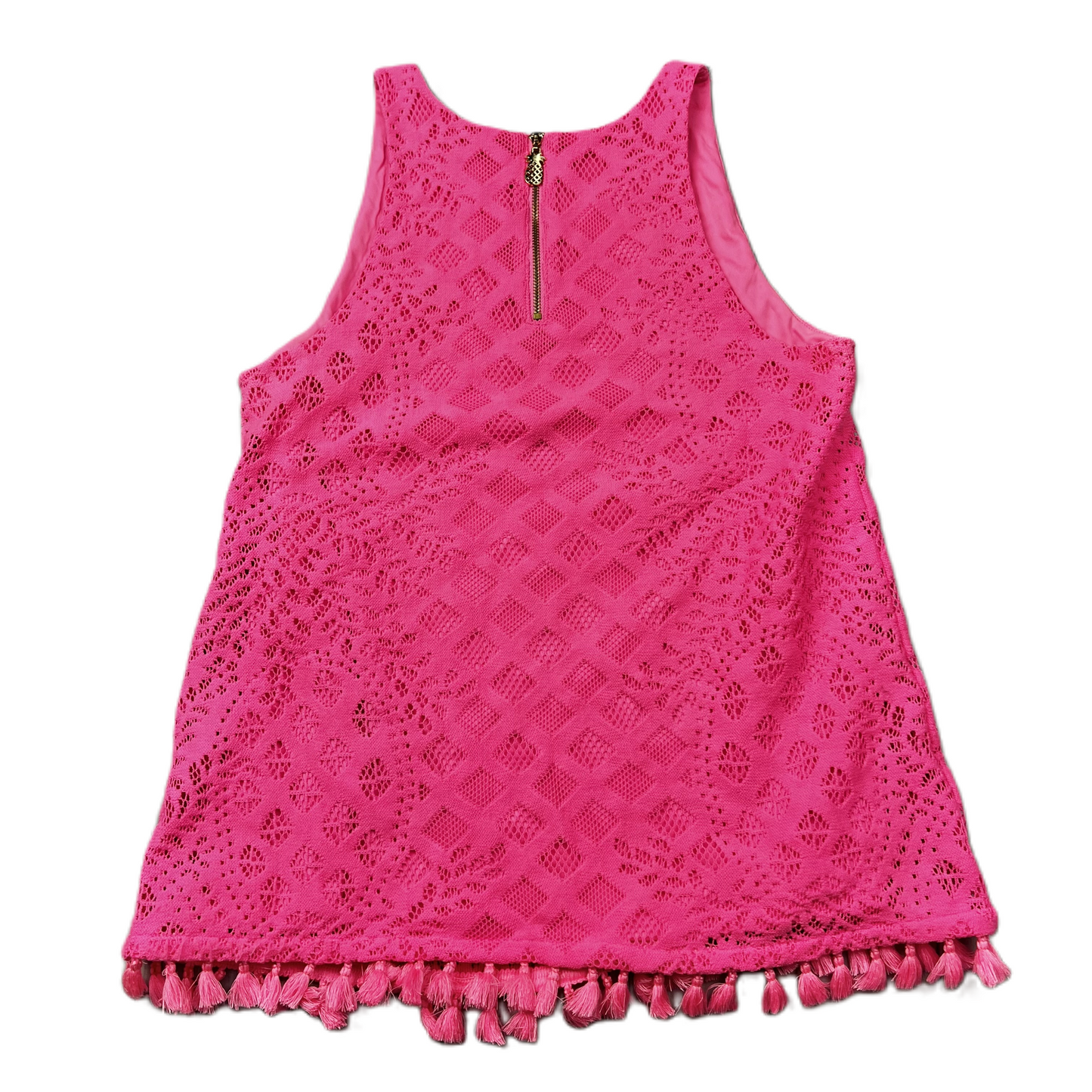 Pink Top Sleeveless Designer By Lilly Pulitzer, Size: S