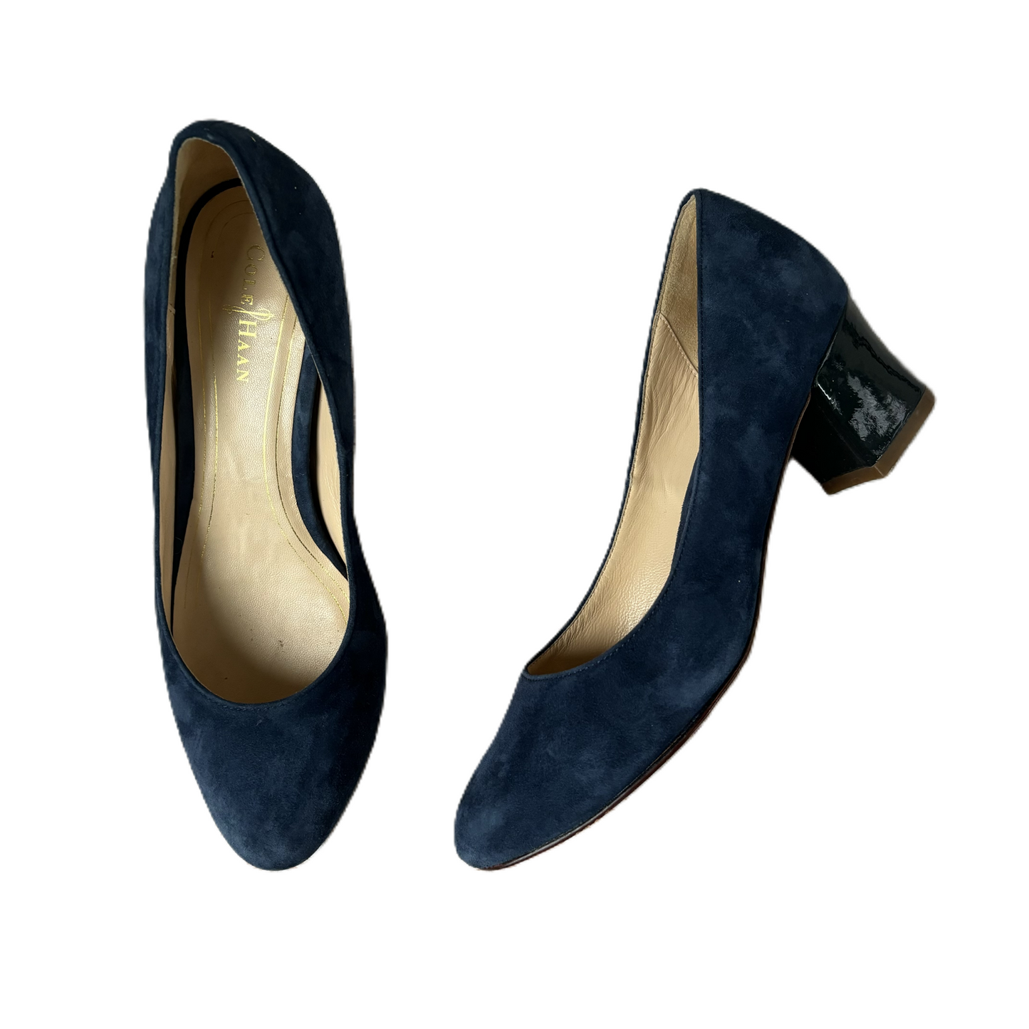 Shoes Heels Block By Cole-haan In Navy, Size: 5.5