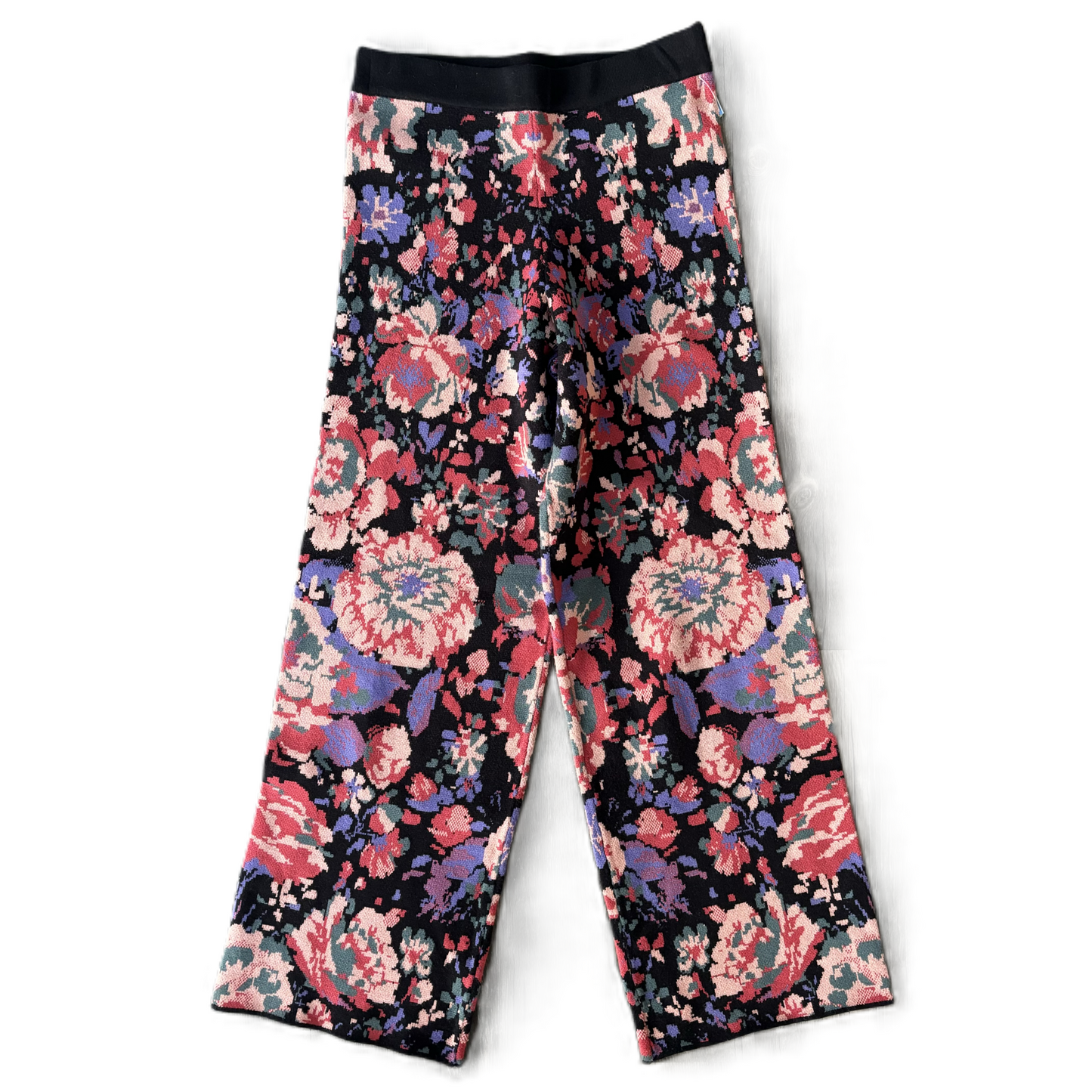 Pants Wide Leg By Zara In Floral Print, Size: M