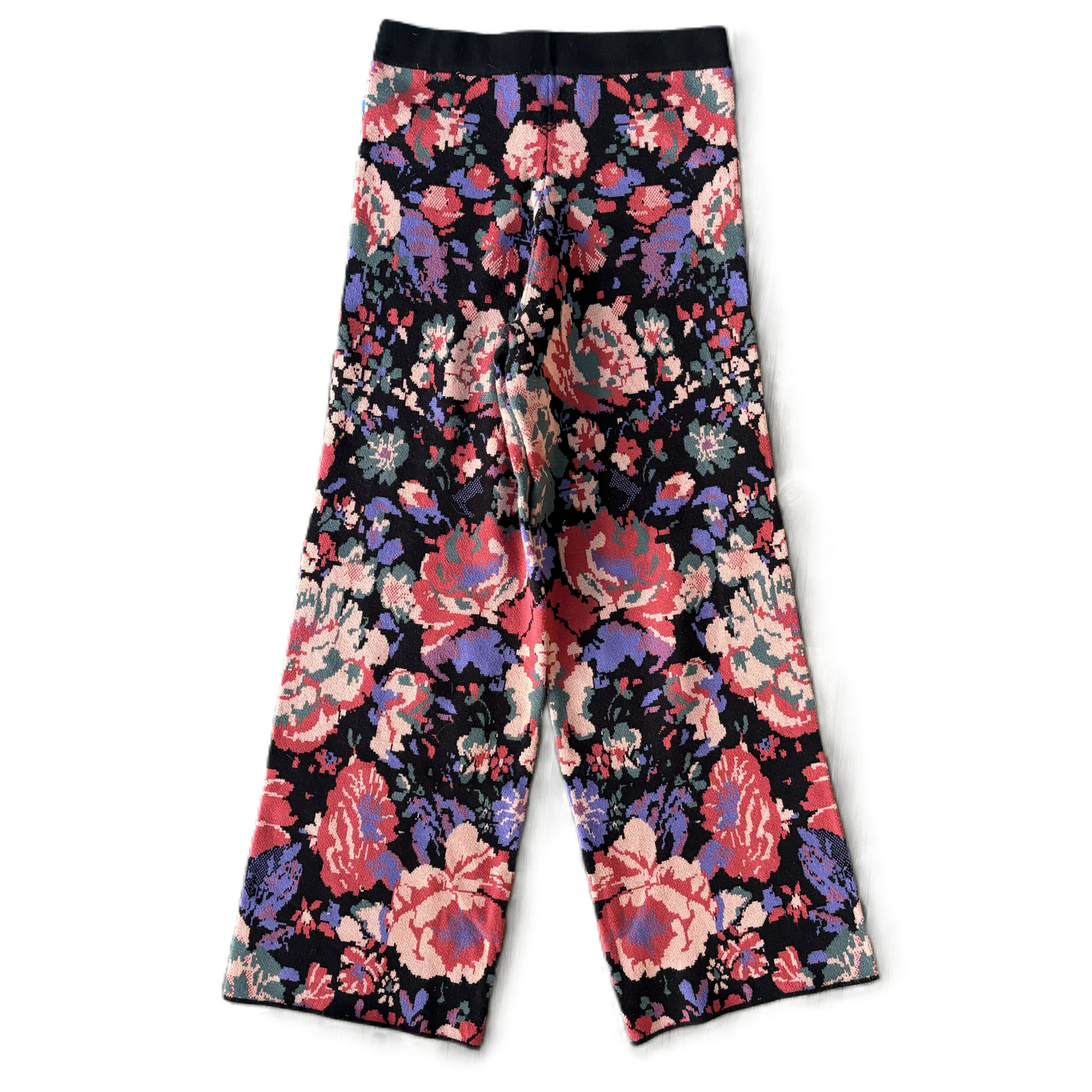 Pants Wide Leg By Zara In Floral Print, Size: M