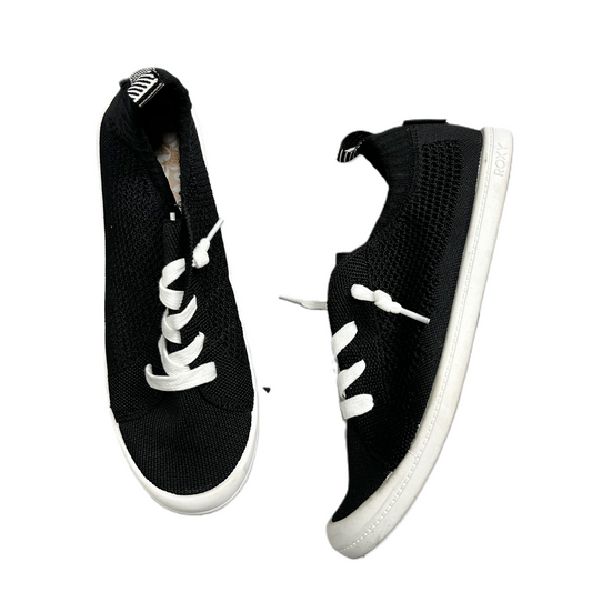 Shoes Sneakers By Roxy In Black & White, Size: 8