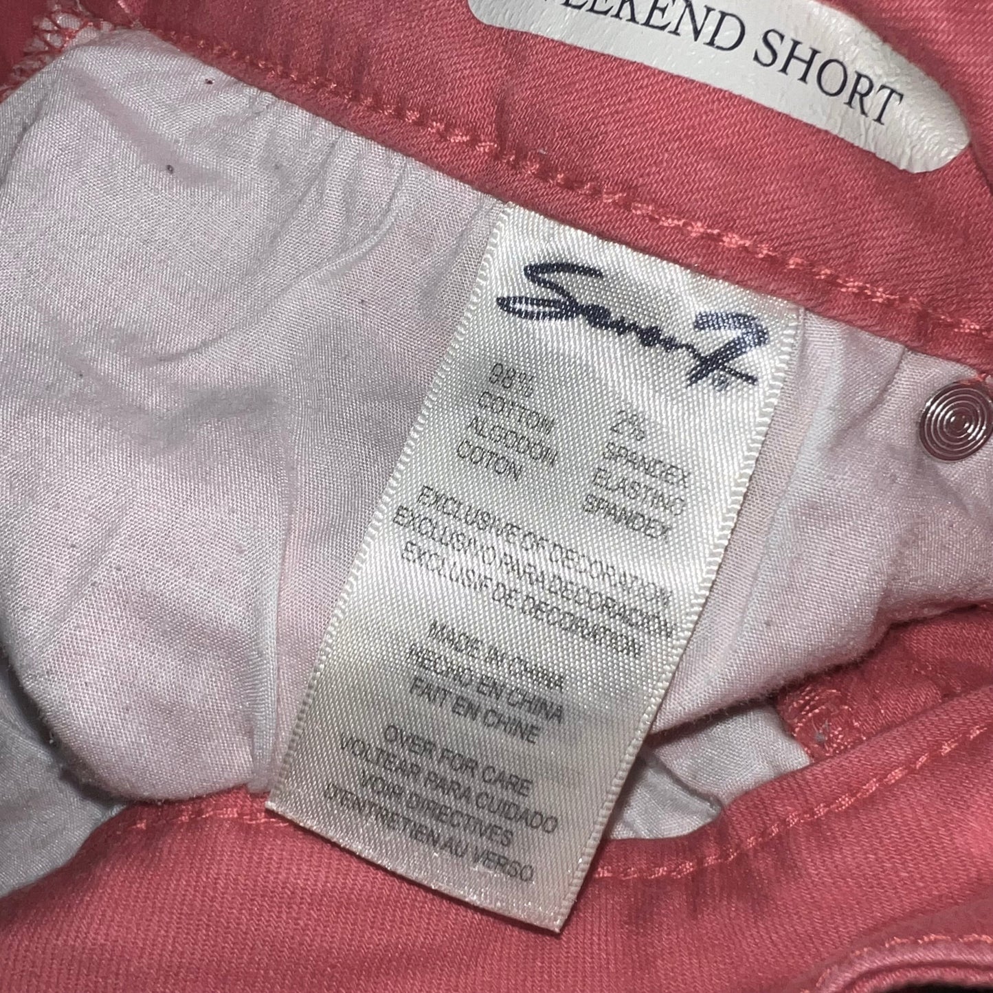 Pink Denim Shorts By Seven 7, Size: 10