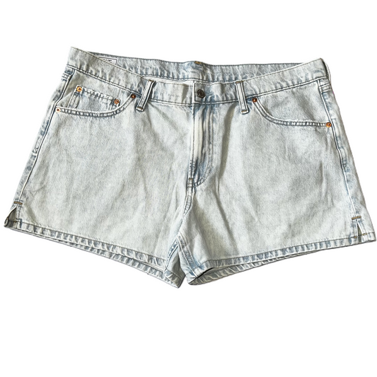 Blue Denim Shorts By Gap, Size: 16