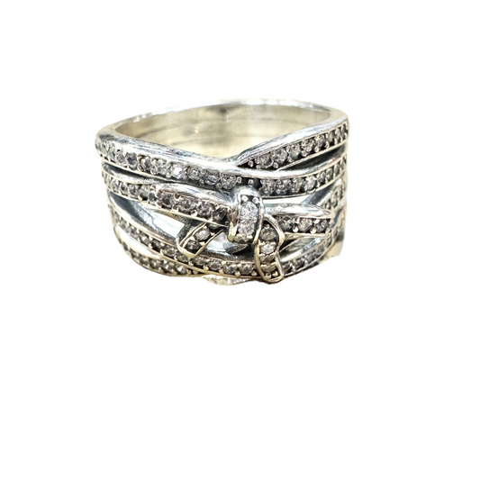 Ring Sterling Silver By Pandora Size: 6