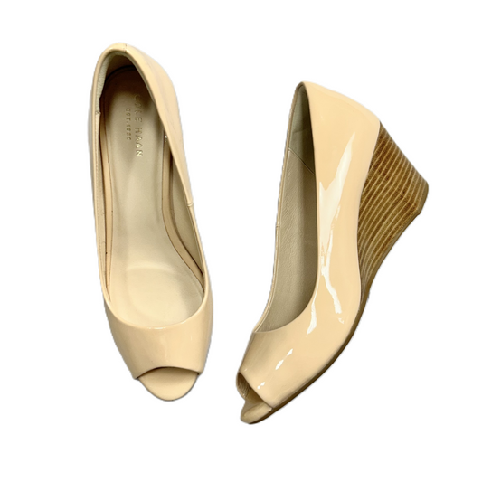 Shoes Heels Wedge By Cole-haan In Tan, Size: 8