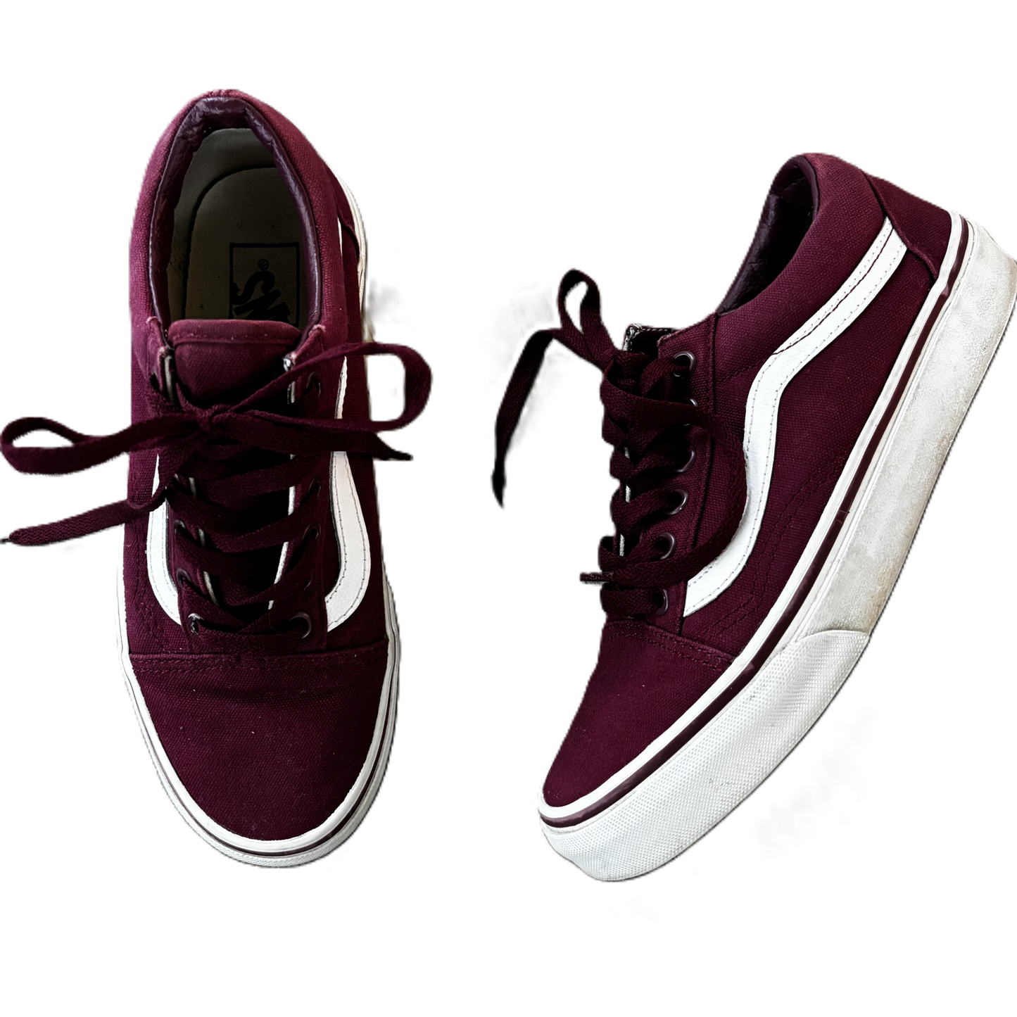 Shoes Sneakers By Vans In Purple, Size: 7