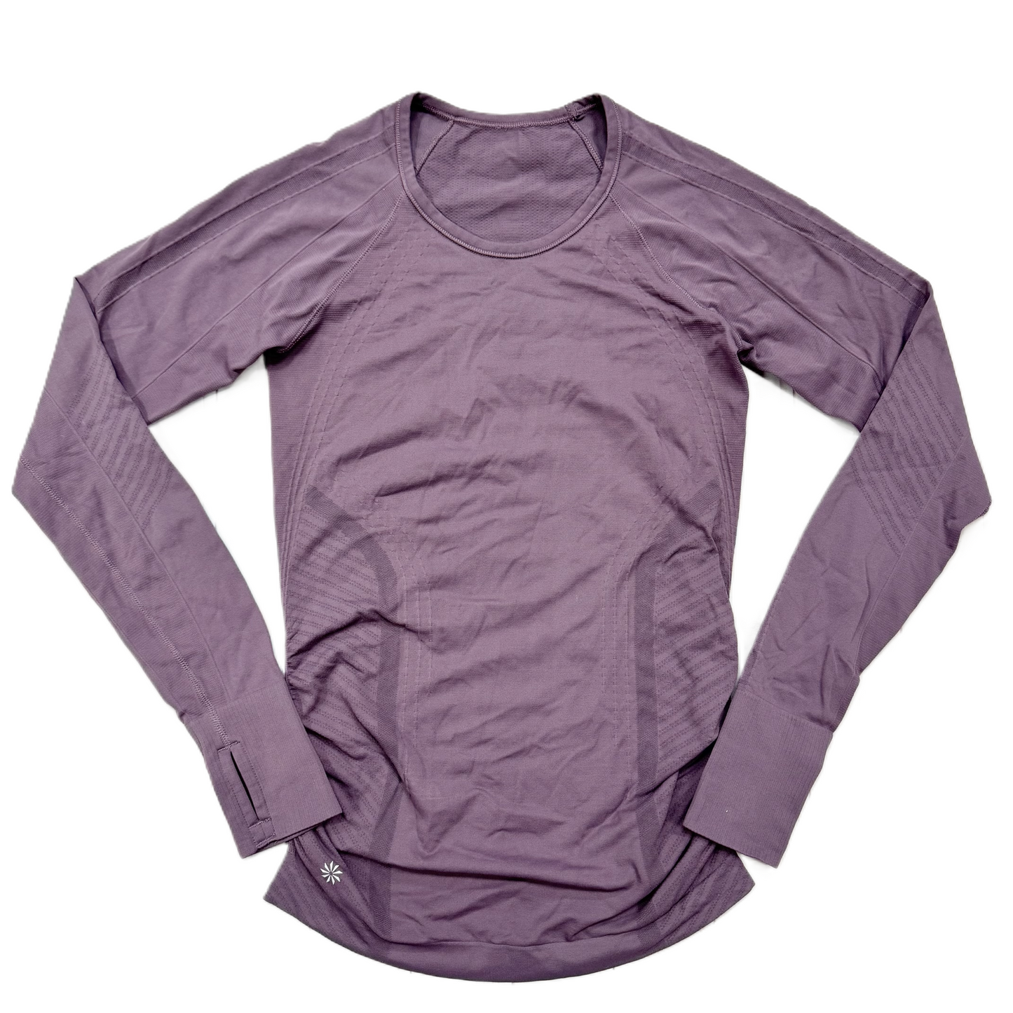 Athletic Top Long Sleeve Crewneck By Athleta In Purple, Size: Xs