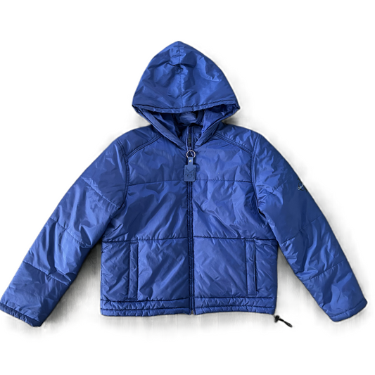 Coat Puffer & Quilted By Calvin Klein In Blue, Size: Xl