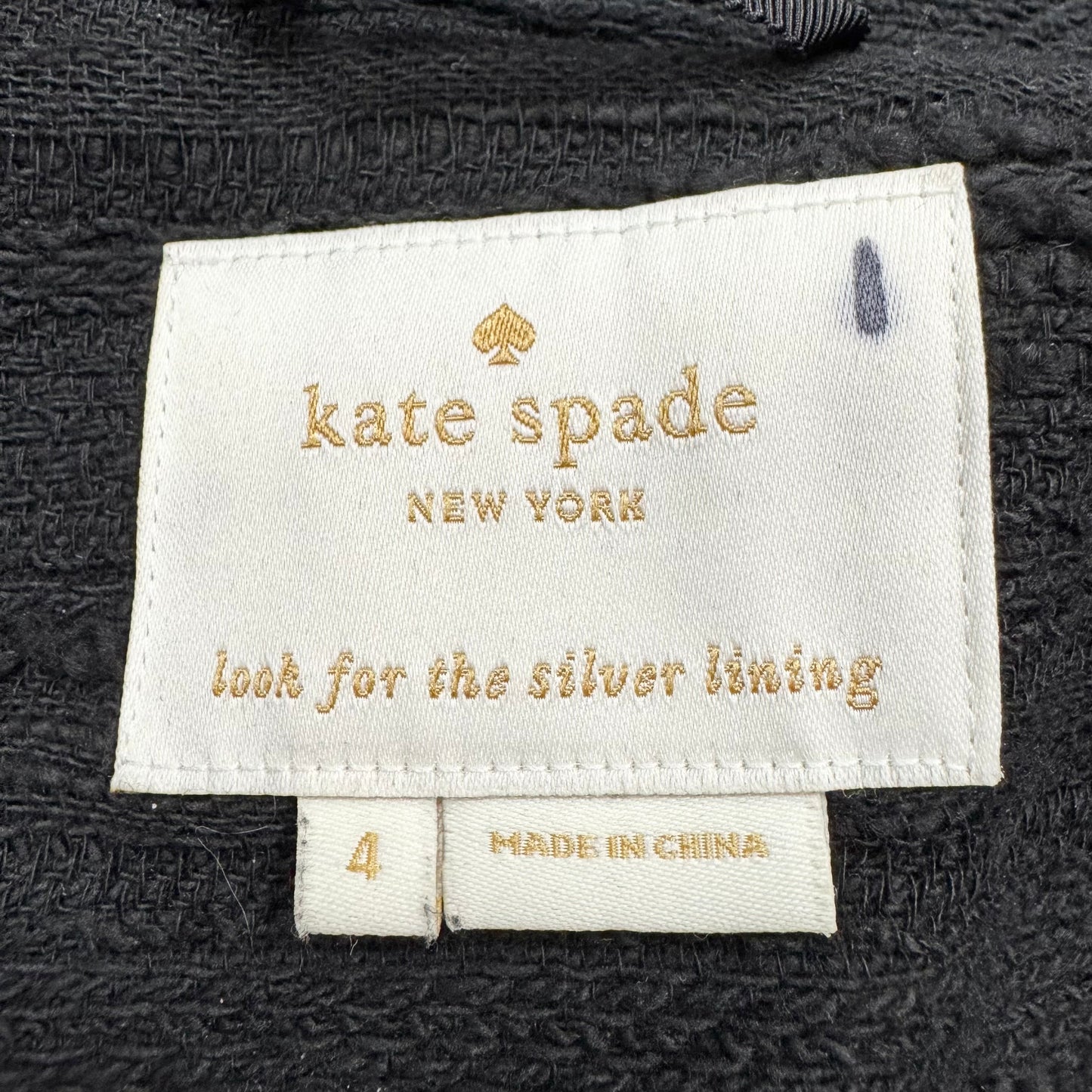 Blazer Designer By Kate Spade In Black, Size: S