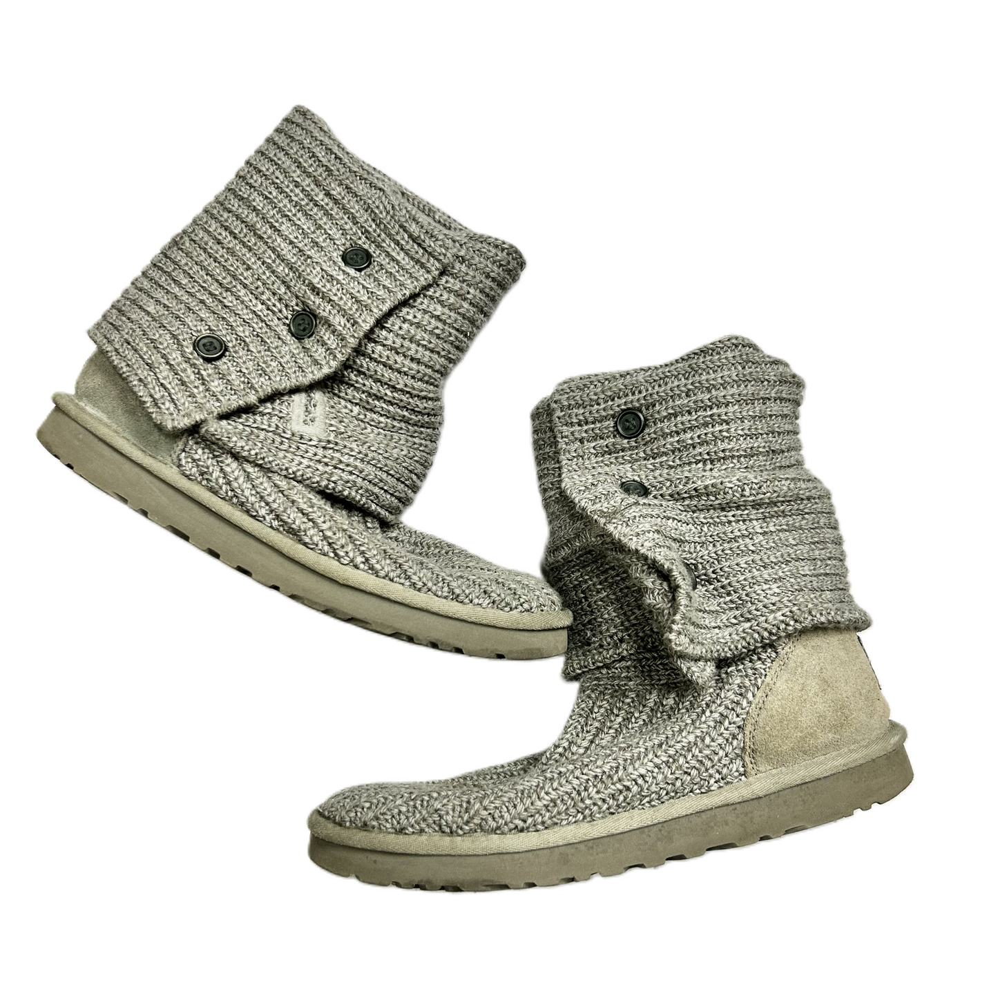 Boots Designer By Ugg In Grey, Size: 10