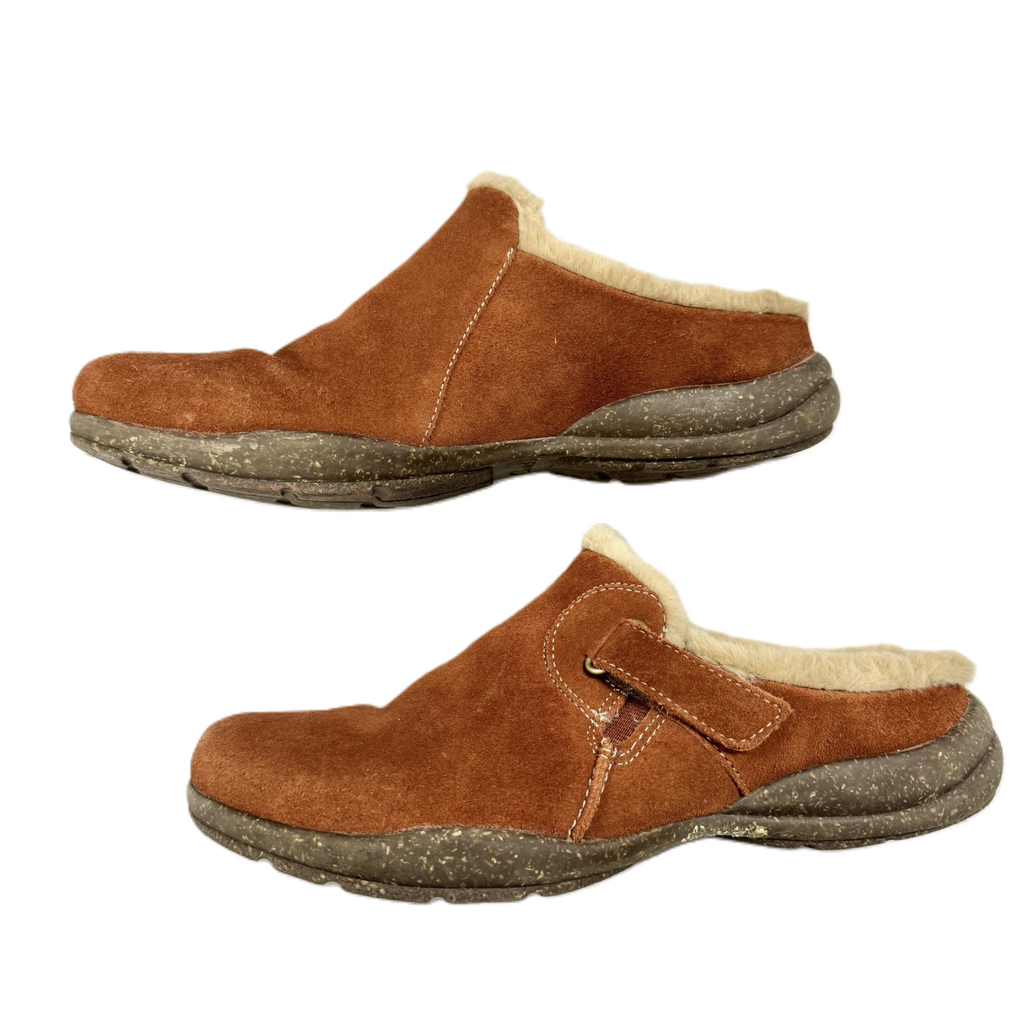 Slippers By Clarks In Brown, Size: 7.5