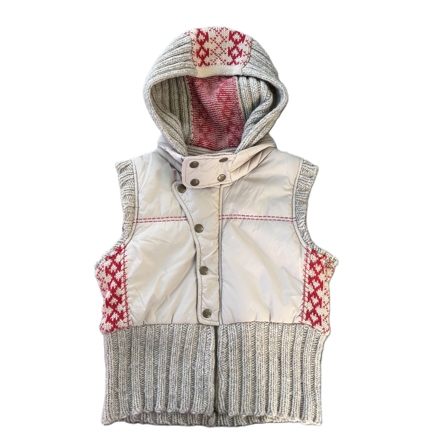 Vest Puffer & Quilted By Free People In Beige, Size: Xs