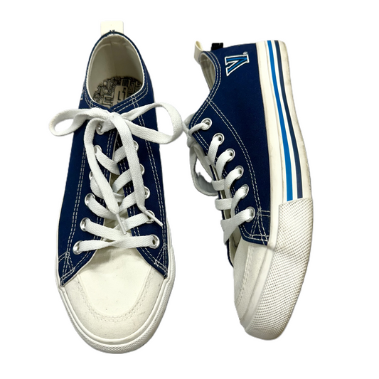 Shoes Sneakers By Skicks In Blue & White, Size: 9