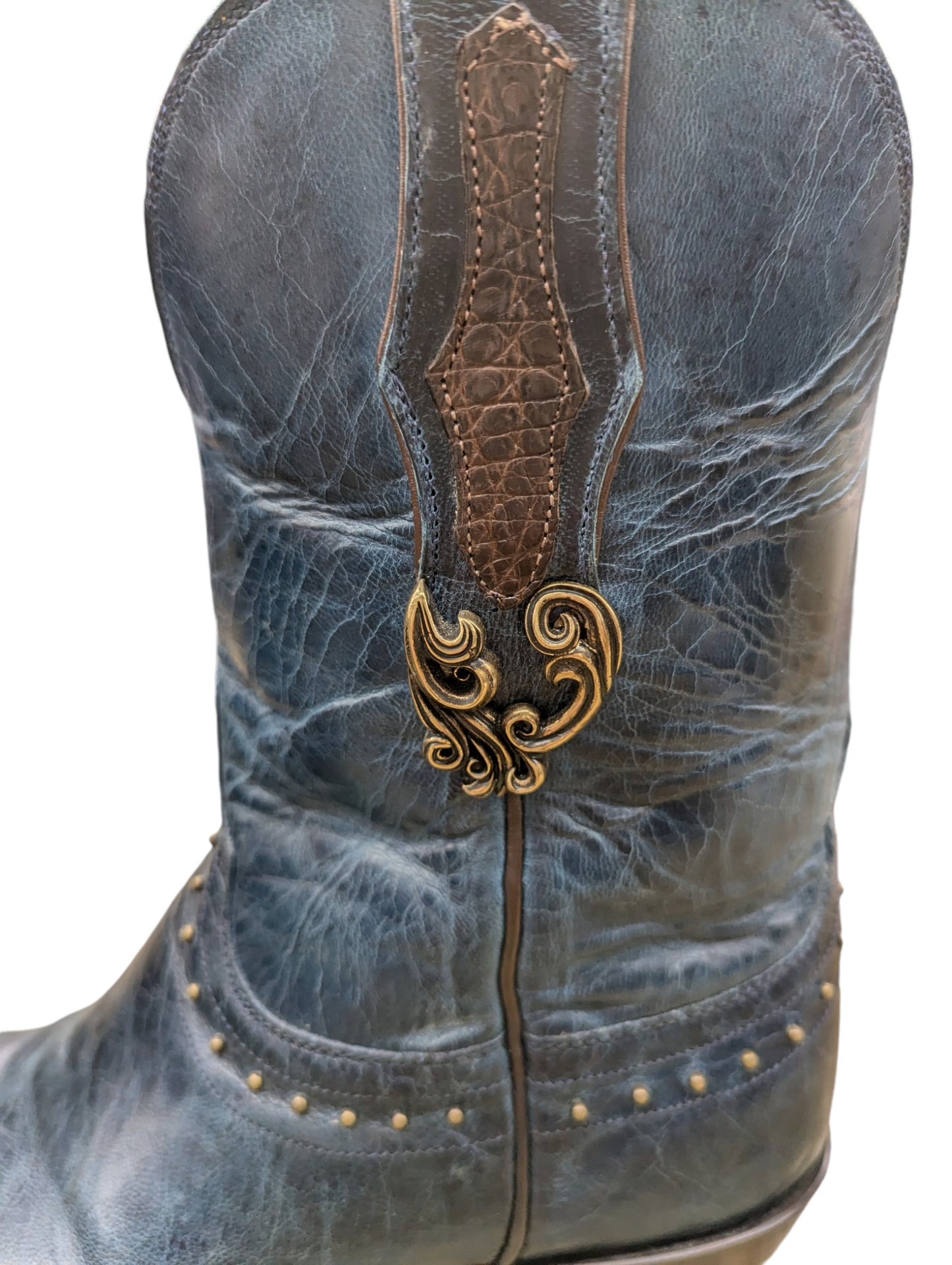 Boots Western By Lucchese In Teal, Size: 8