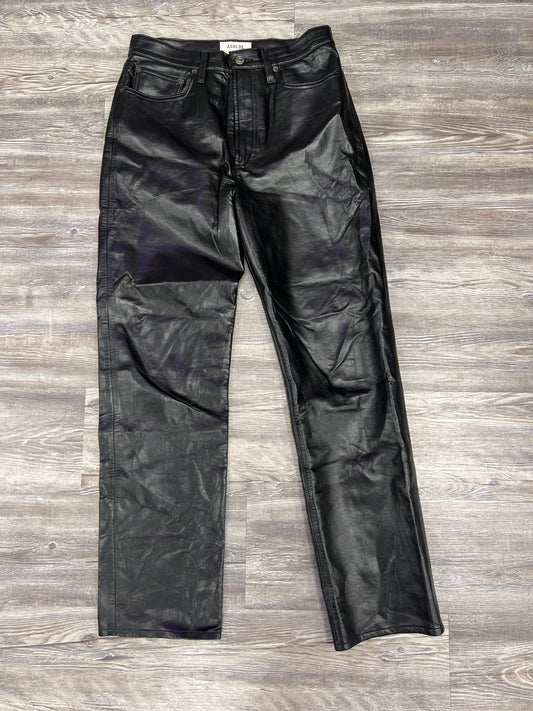 Black Pants Designer Agolde, Size 6