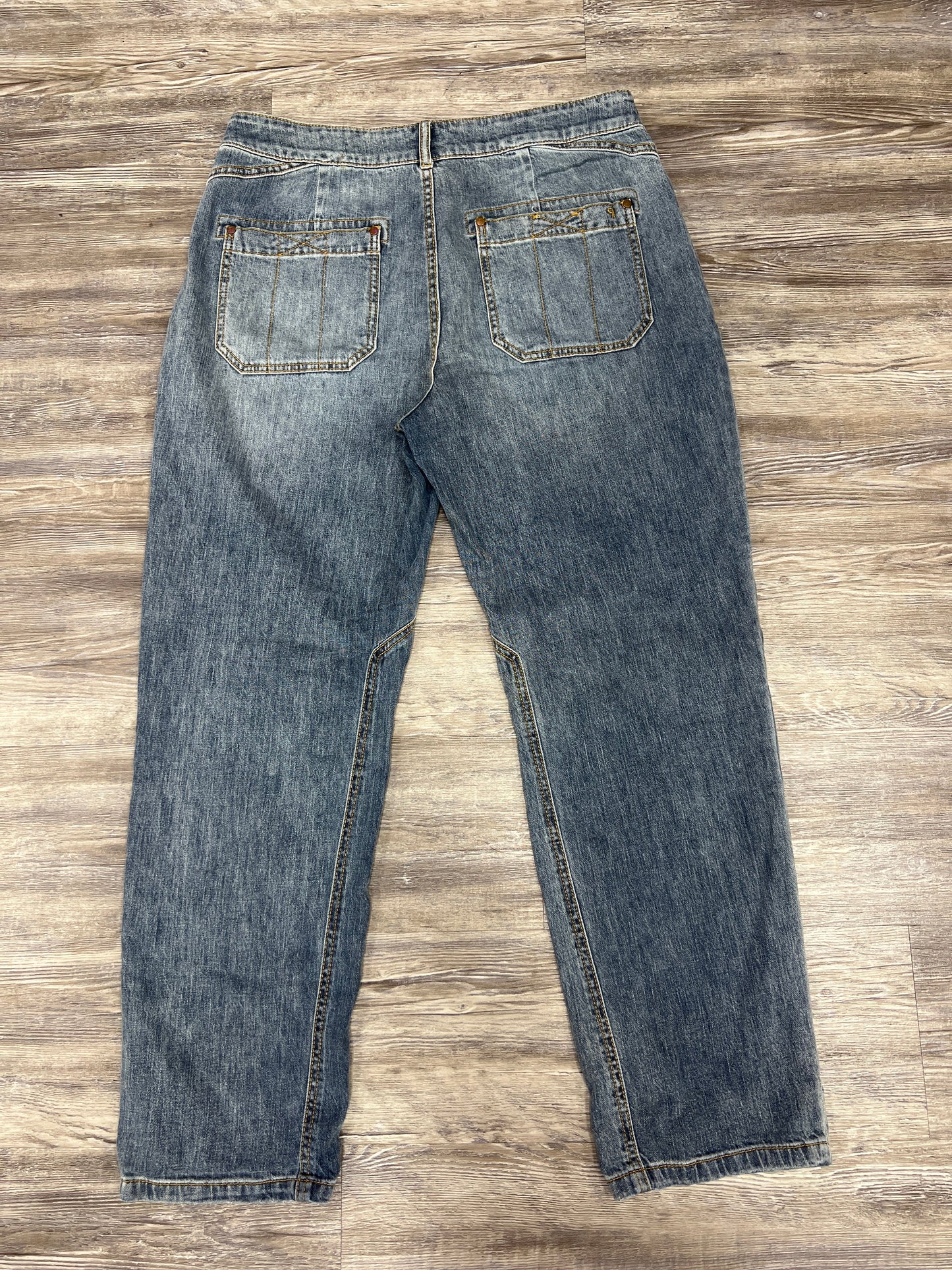 Jeans Straight By Pilcro In Blue Denim, Size: 12