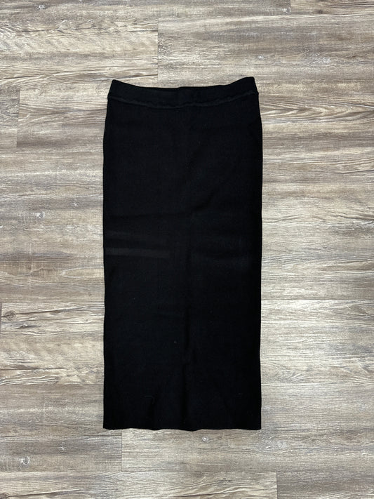 Skirt Maxi By Zara In Black, Size: S