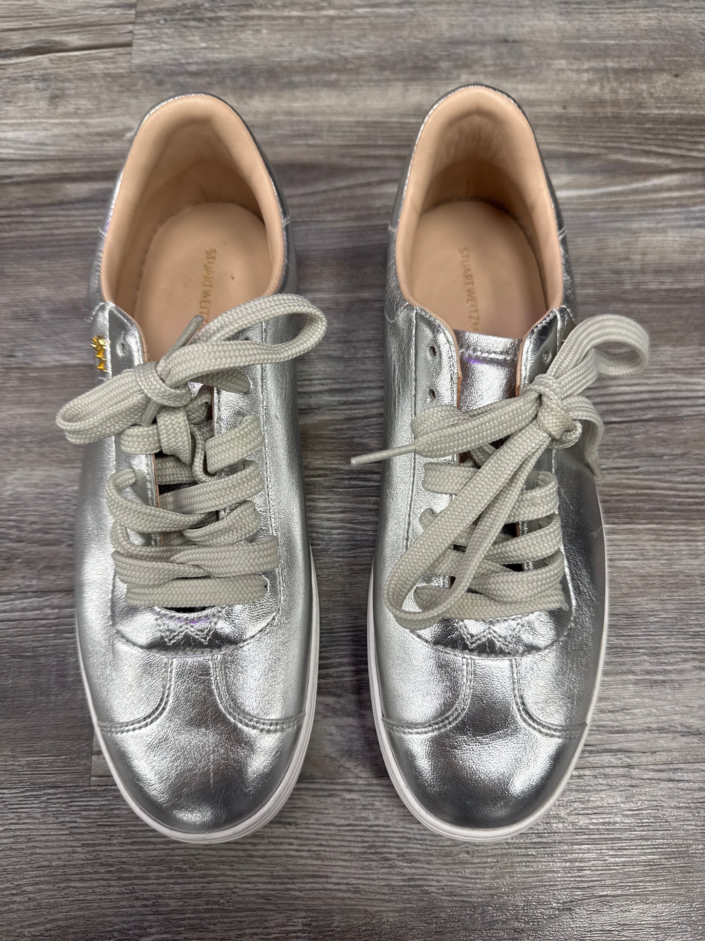 Shoes Sneakers By Stuart Weitzman In Silver, Size: 7.5