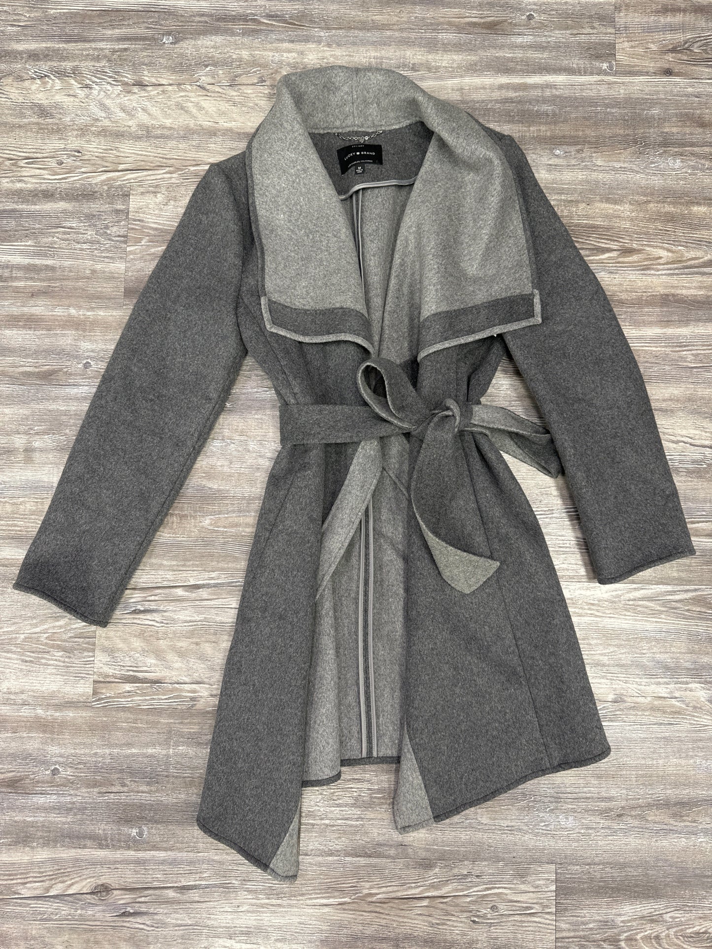 Coat Other By Lucky Brand In Grey, Size: M