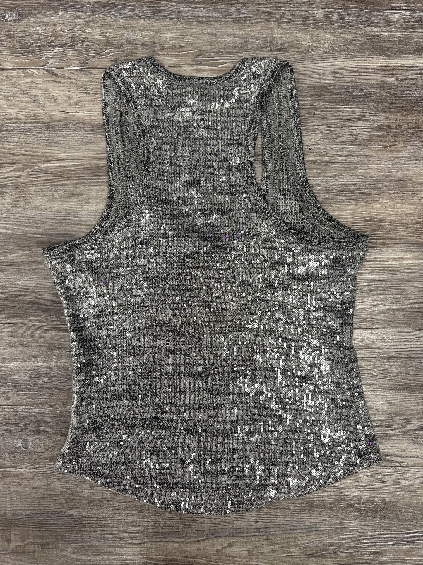 Tank Top By Pilcro In Silver, Size: M