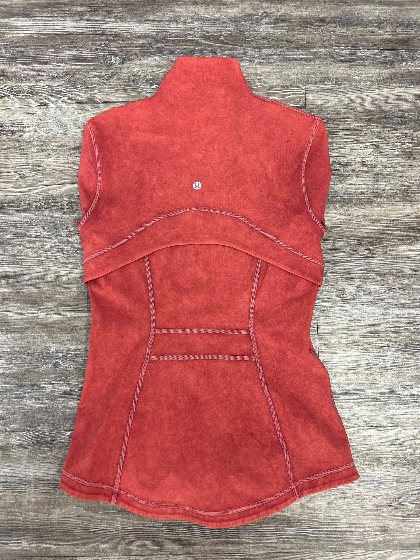 Athletic Jacket By Lululemon In Red, Size: 6