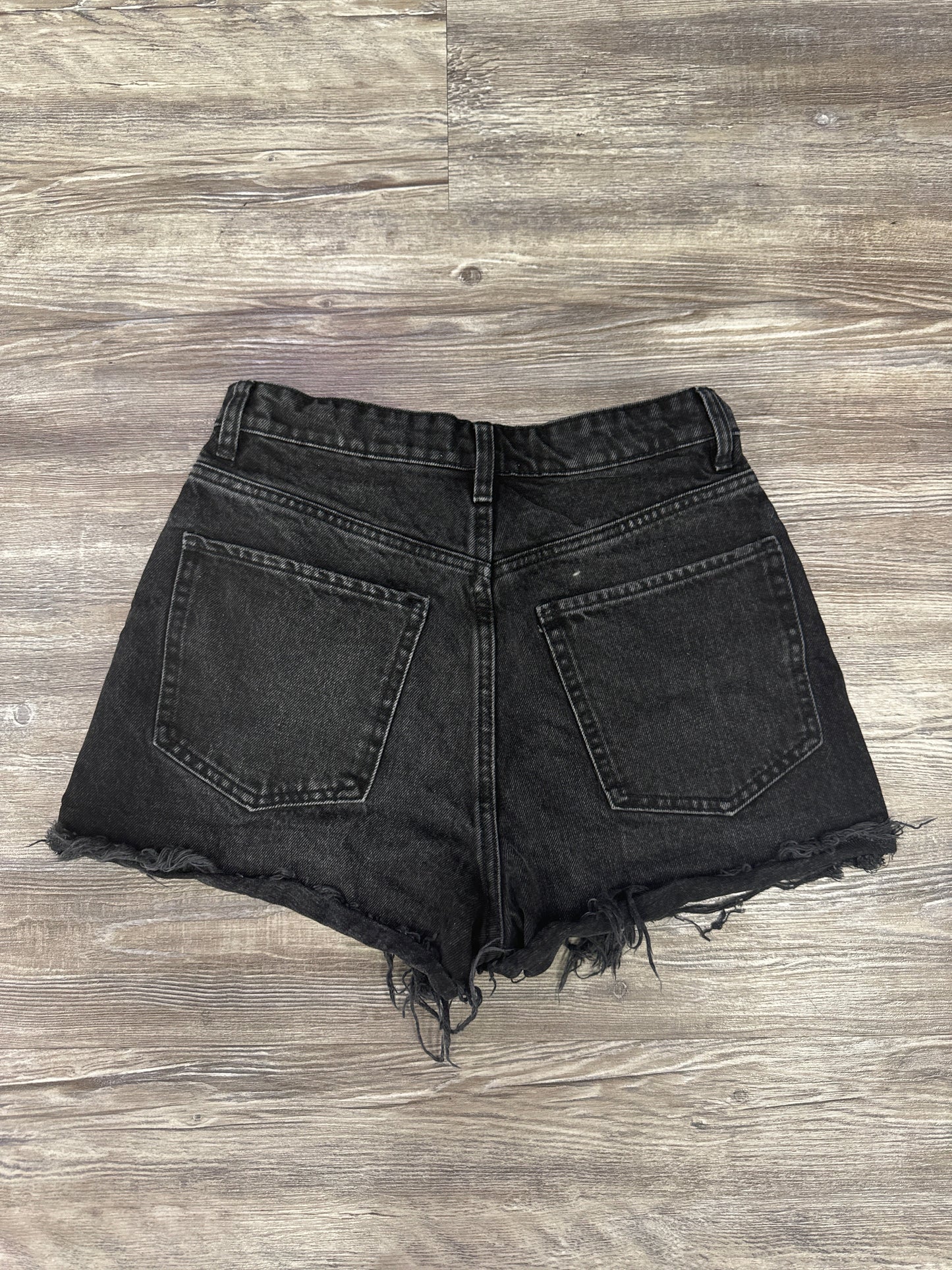 Shorts By Zara In Black Denim, Size: 4