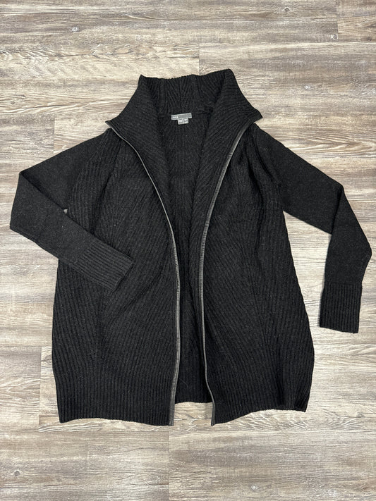 Sweater Cardigan By Vince In Black, Size: Xxs