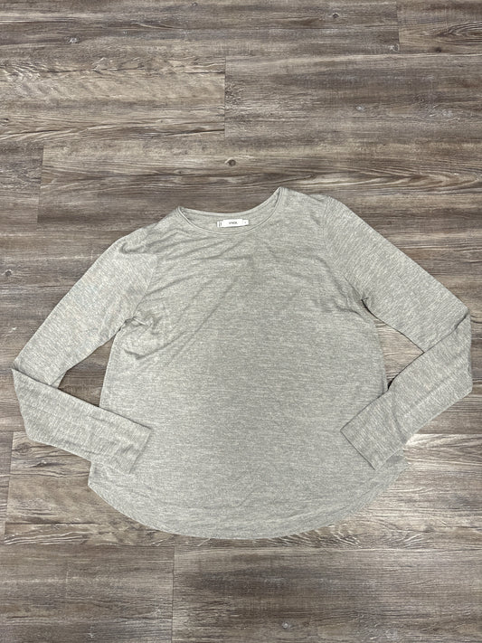 Top Long Sleeve By Vince In Grey, Size: S