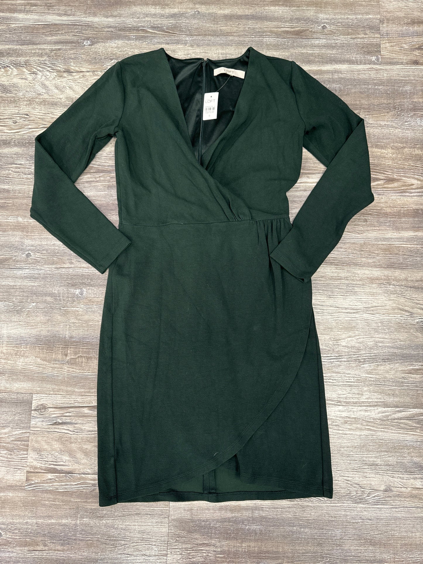 Dress Work By Loft In Green, Size: 0