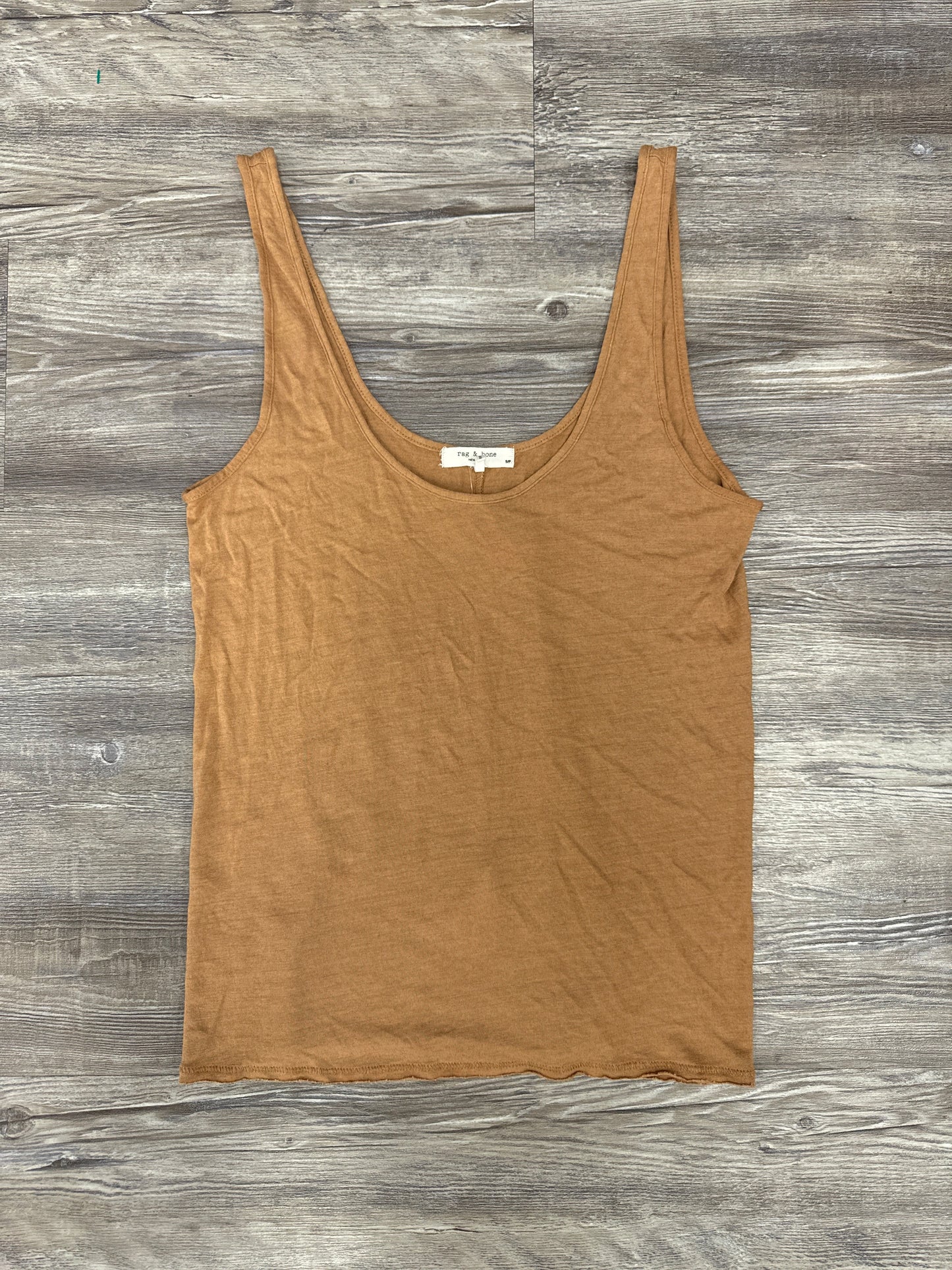 Top Sleeveless Designer By Rag And Bone In Brown, Size: S