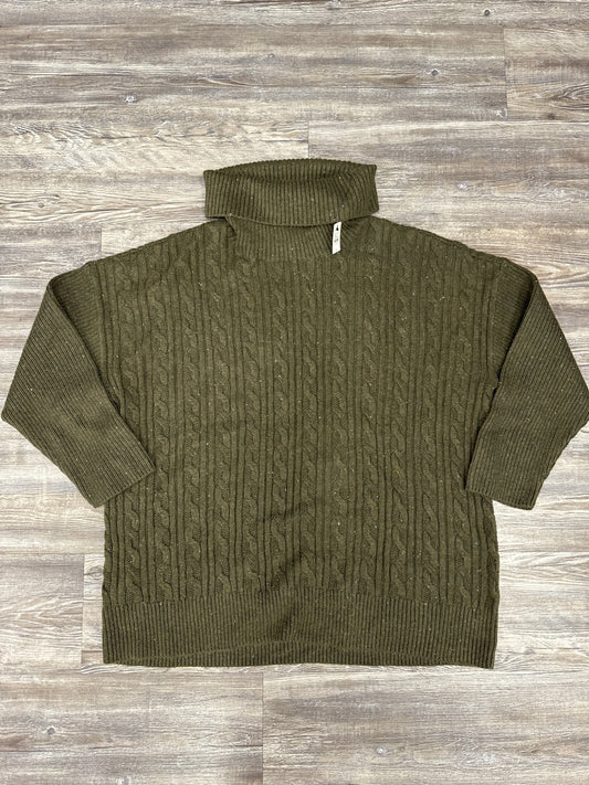 Sweater By Talbots In Green, Size: 3x