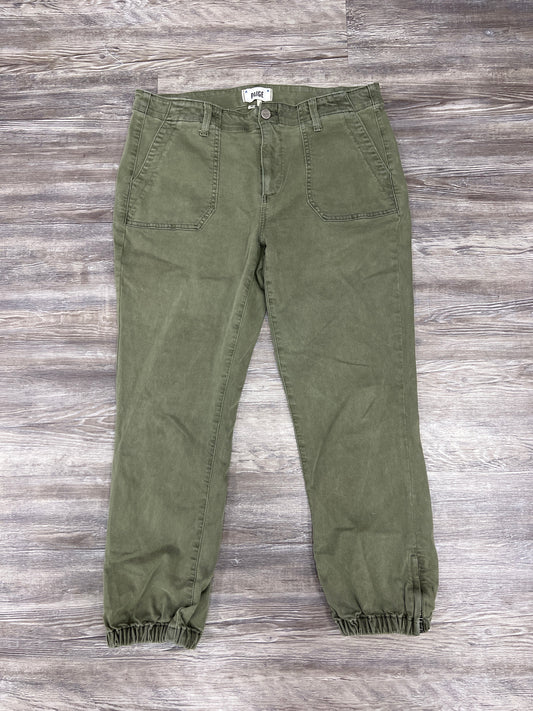 Pants Designer By Paige In Green, Size: 12