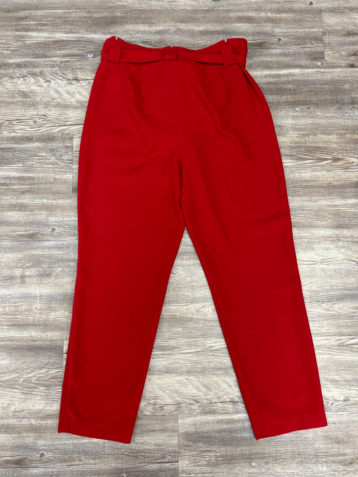 Pants Cropped By Express In Red, Size: 12