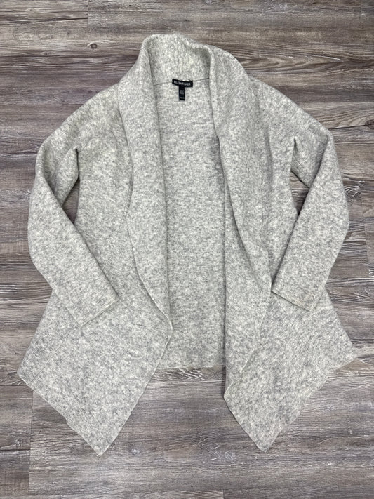 Sweater Cardigan By Eileen Fisher In Grey, Size: Xxs