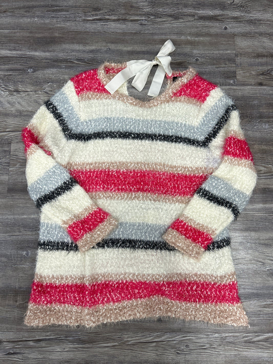 Sweater By Lane Bryant In Pink & Tan, Size: 2x