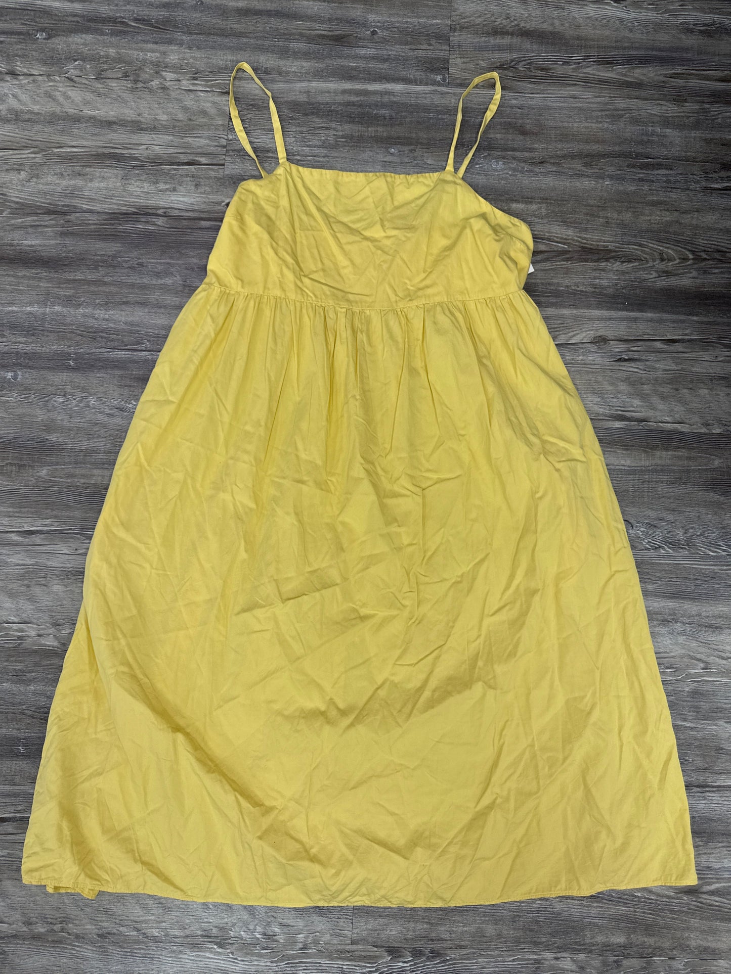 Dress Casual Maxi By Madewell In Yellow, Size: 2x