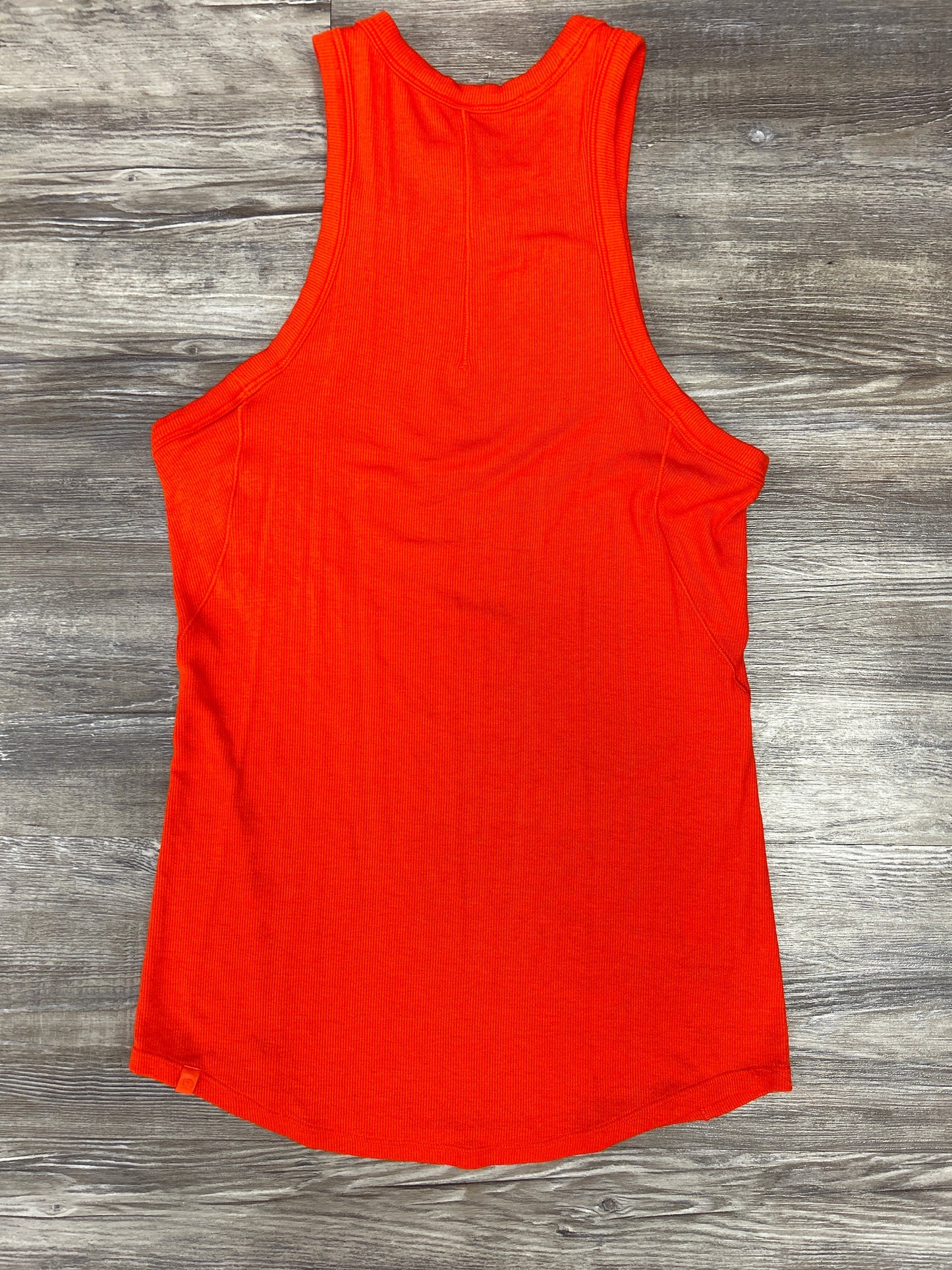 Athletic Tank Top By Lululemon In Orange, Size: M