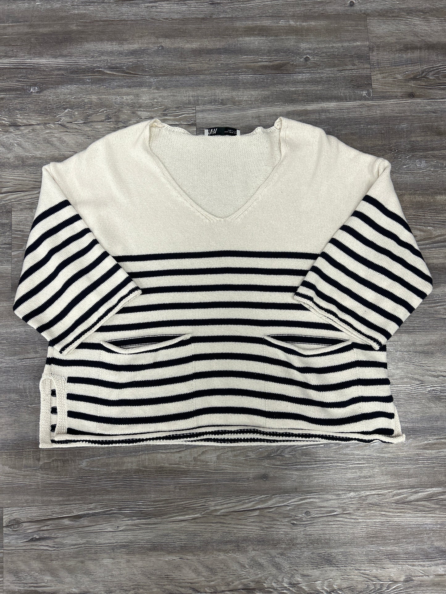 Sweater By Zara In Striped Pattern, Size: M