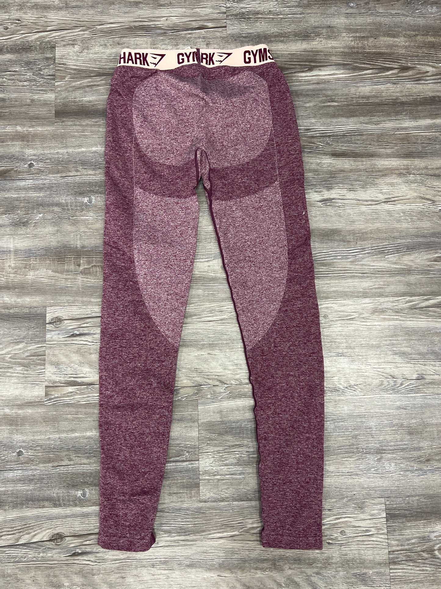 Purple Athletic Leggings Gym Shark, Size M