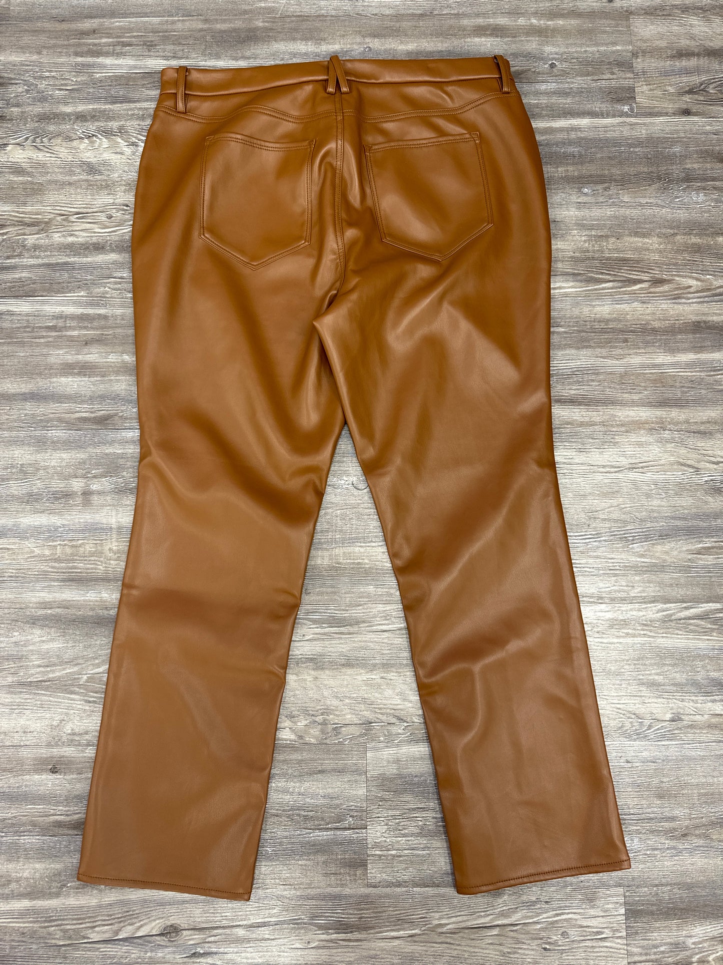 Pants Designer By Good American In Brown, Size: 18