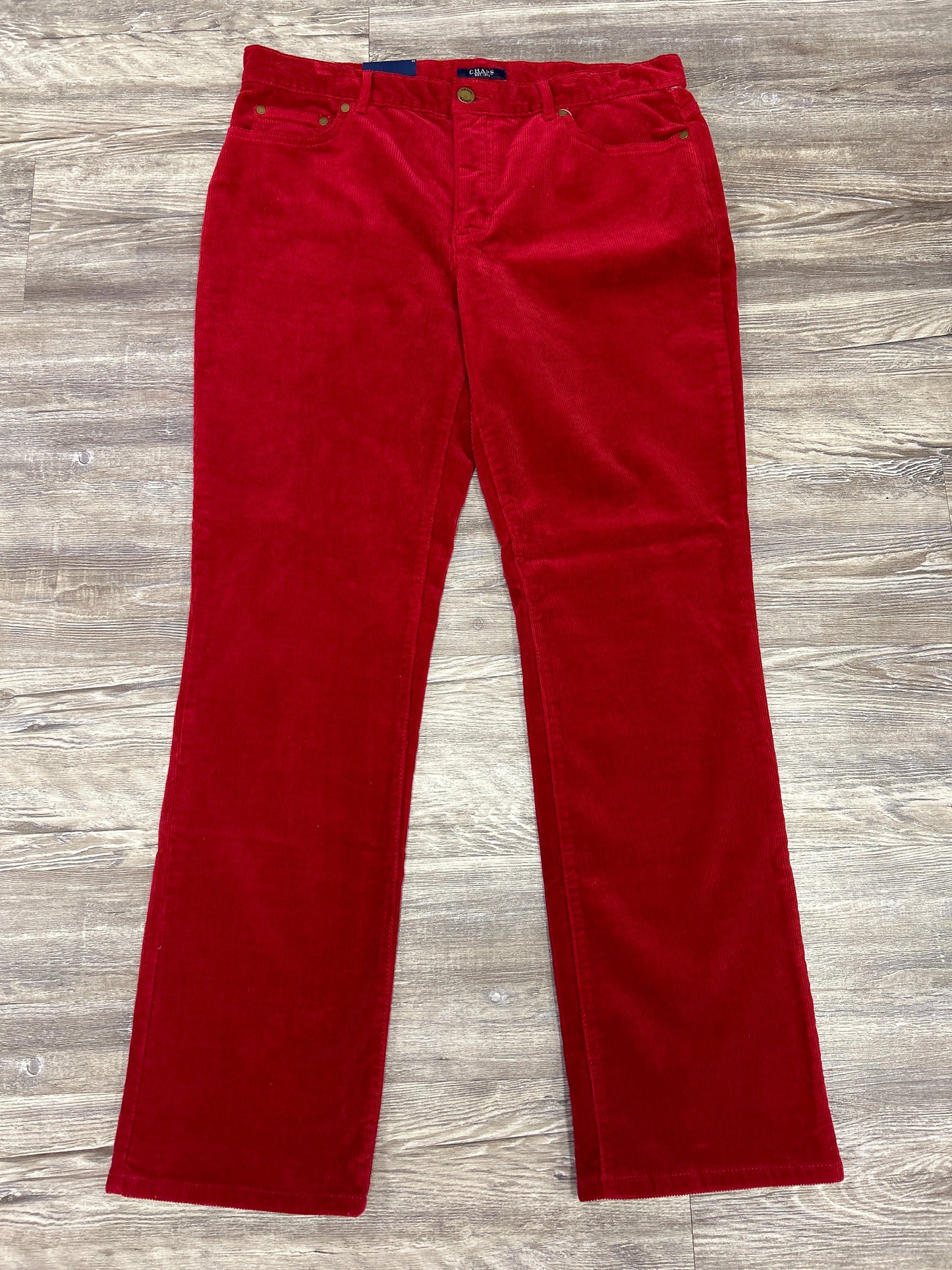 Pants Corduroy By Chaps In Red, Size: 14