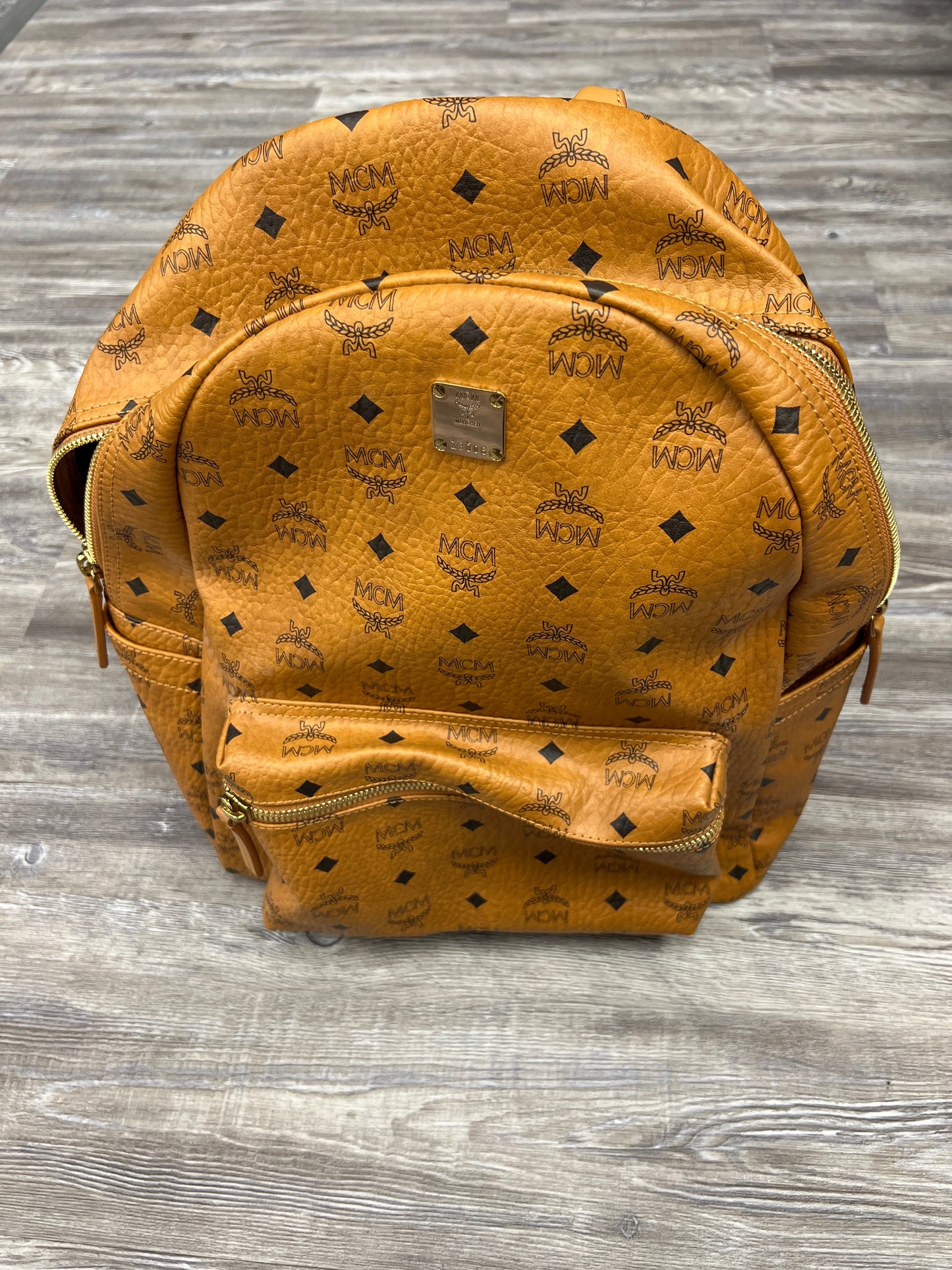 Backpack Luxury Designer By MCM Size: Large